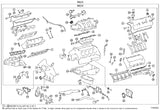 OEM TOYOTA 3UR-FE/FB OVERHAUL GASKET KIT